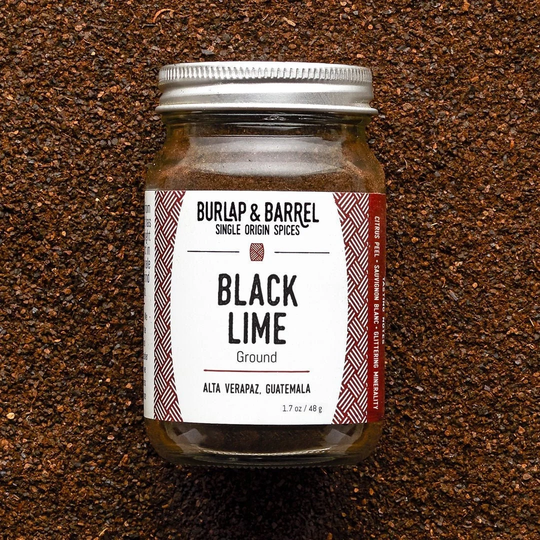 Burlap & Barrel Spice Estate Grown Black Lime Ground Jar | Guatamala