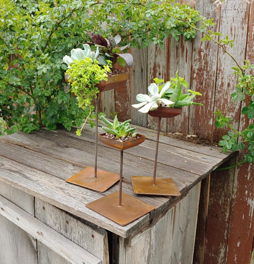 Julia Planter Set Set-Plant Stand, Plant Stand Indoor, Gift For Her, Lover, Succulent Planter, Lover Gifts