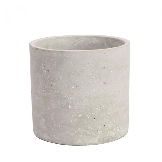 Round Cement Flower Pot 11cm Concrete Industrial Indoor Planter For Flowers, Plants & Cactus - Fast & Free UK Delivery
