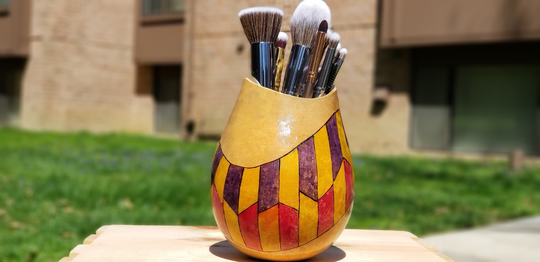 Akua Tena Gourd Brush Organizer