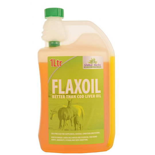Global Herbs - FlaxOil (1l) (Clear) - Clear