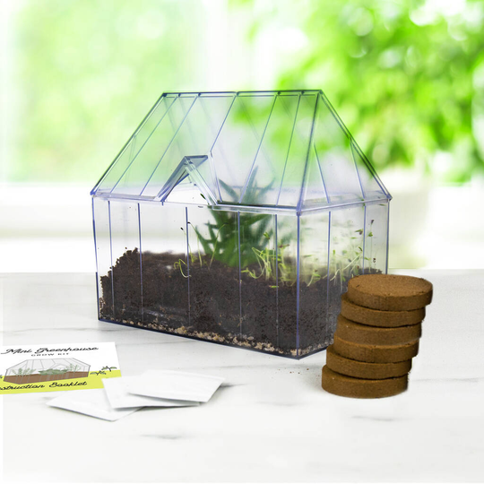 Mini Greenhouse Herb Garden Grow Kit