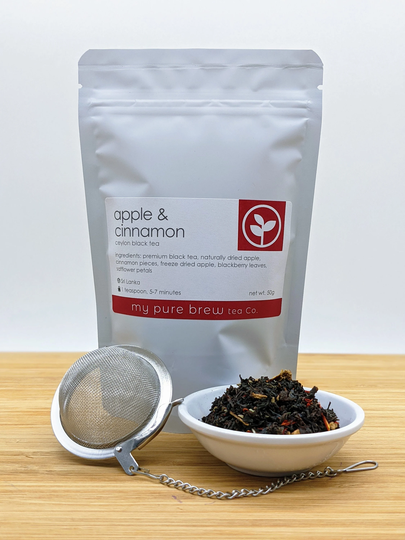 Apple & Cinnamon Loose Leaf Tea - Gift, Present, Leaves, Lover