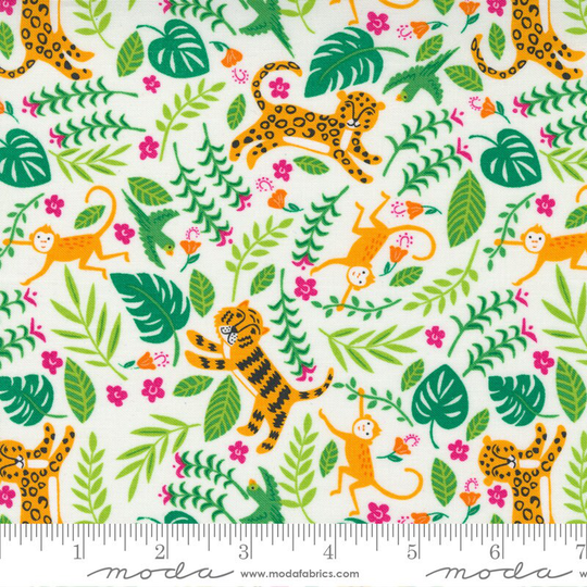Jungle Paradise Fun Cloud 20783 11 By Stacy Iest Hsu From Moda - 1 Yard