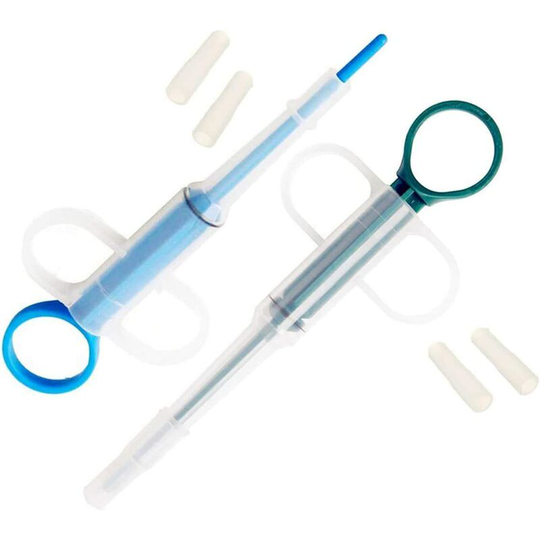 Echoo - 2 Pcs Safety Pet Medicine Feeder Silicone Soft Tip Syringe Pet Medical & Liquid FeedingTool