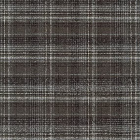 Organic Flannel , Srkf-20521-304 Shadow From Mammoth Collection, Plaid Flannel, Apparel Fabric, Fabric By Yards, Robert Kaufman