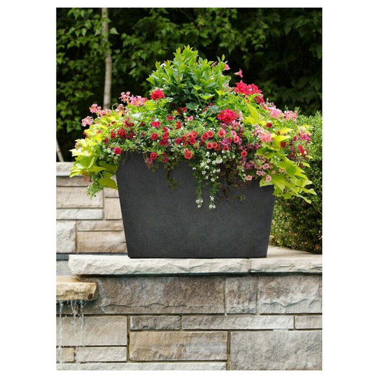 Primeur Tierra Verde Trough Planter Pewter 50cm - P00018394S