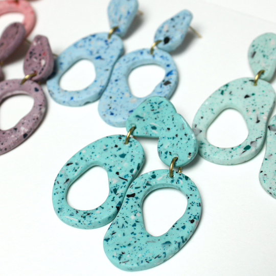 Modern Earrings, Get Your Organic Shape Earrings in A Large Variety Of Colors