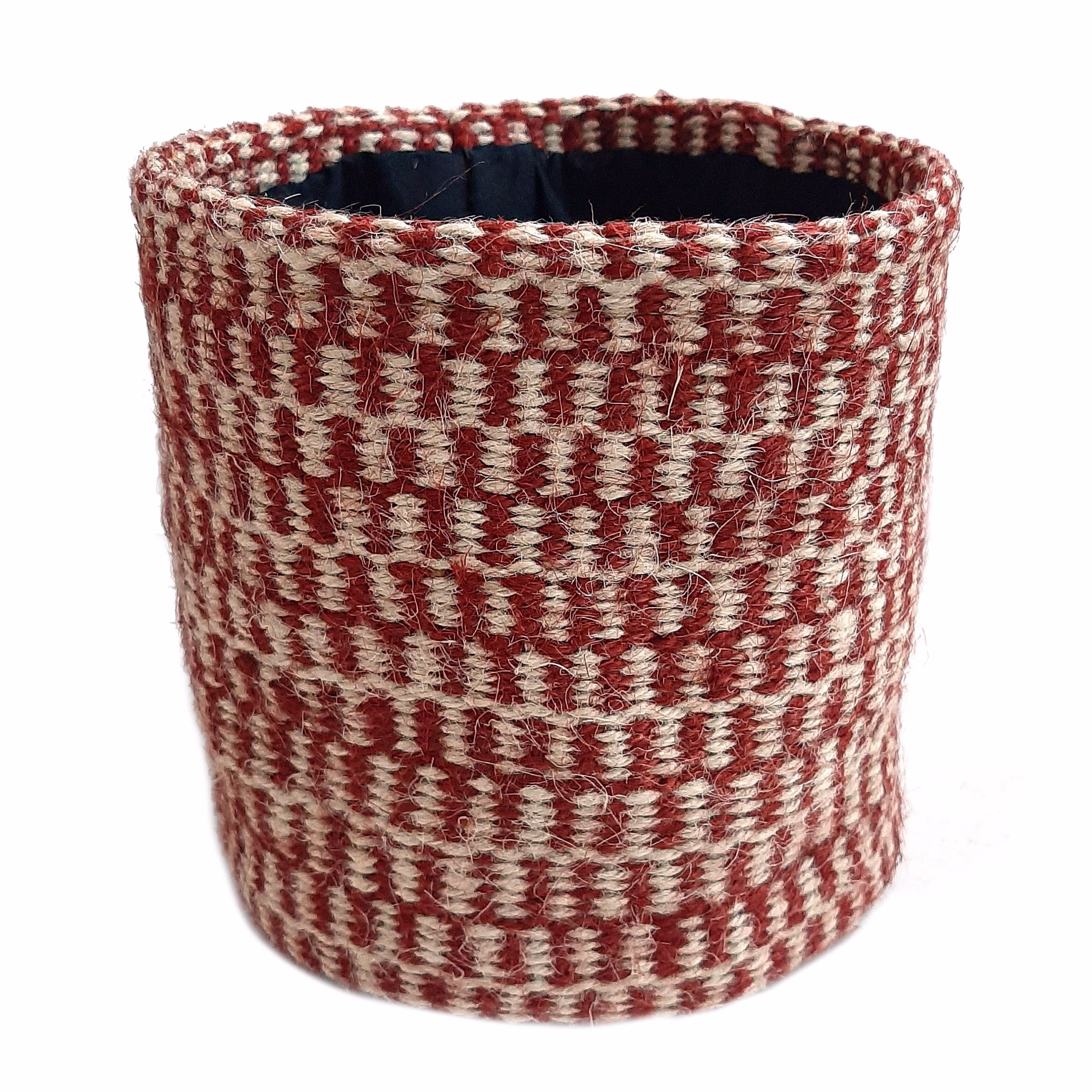 Set Of 2 Baskets 100% Jute Deco Basket Boho Chic Interior Planter Plants Storage Earth-Friendly Cotton Eco-Twist Bag