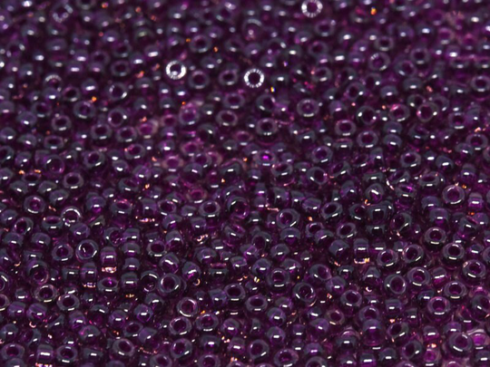 Miyuki Seed Beads 11/0 Transparent Luster Raspberry, 2236-New