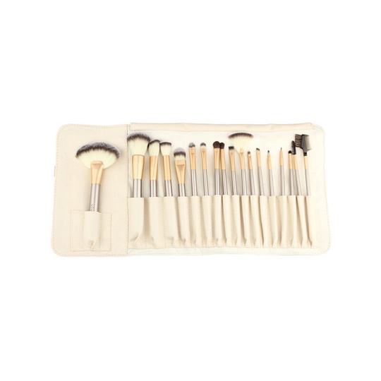 FVO - Makeup Brushes, 18 Pcs Professional Makeup Brush Set Synthetic Kabuki Face Blush Lip Eyeshadow Eyeliner Foundation Powder Cosmetic Brushes Kit