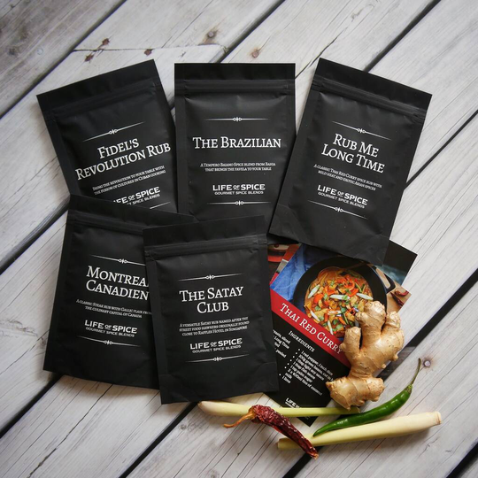 The Famous Five Street Food Rub Collection