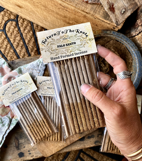 Palo Santo Incense Hand Rolled Artisan Sticks With Resin