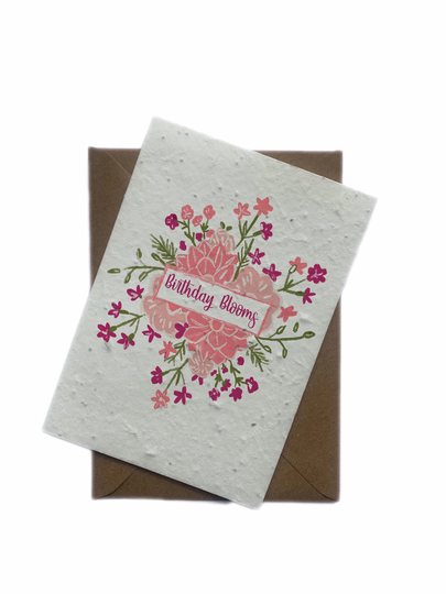 Seeded Birthday Card. Plantable
