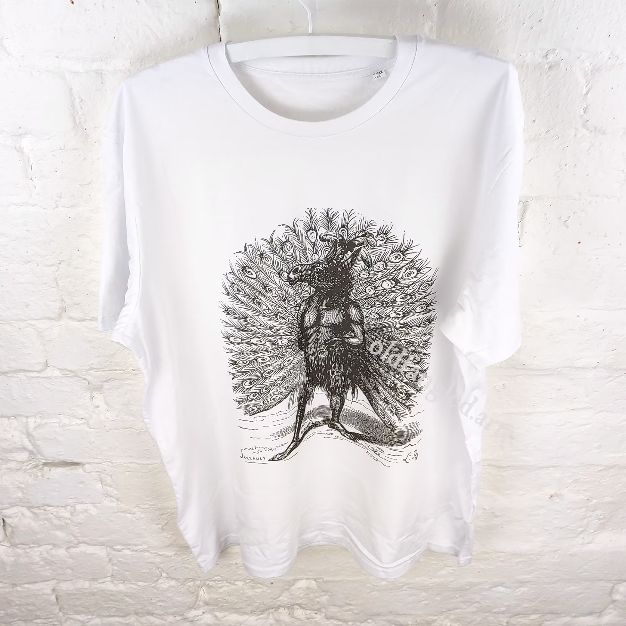 Adramelech - Unisex Organic T-Shirt, Vintage Style Demon T-Shirt