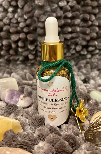 Money Blessings Candle Intent Oil