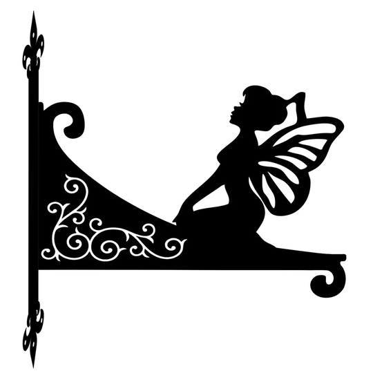 Fairy Kneeling Ornamental Scroll Hanging Bracket