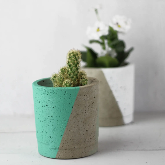 Geometric Concrete Planter