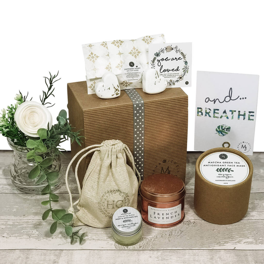 Relaxation Spa Box Natural Vegan Wellness - White