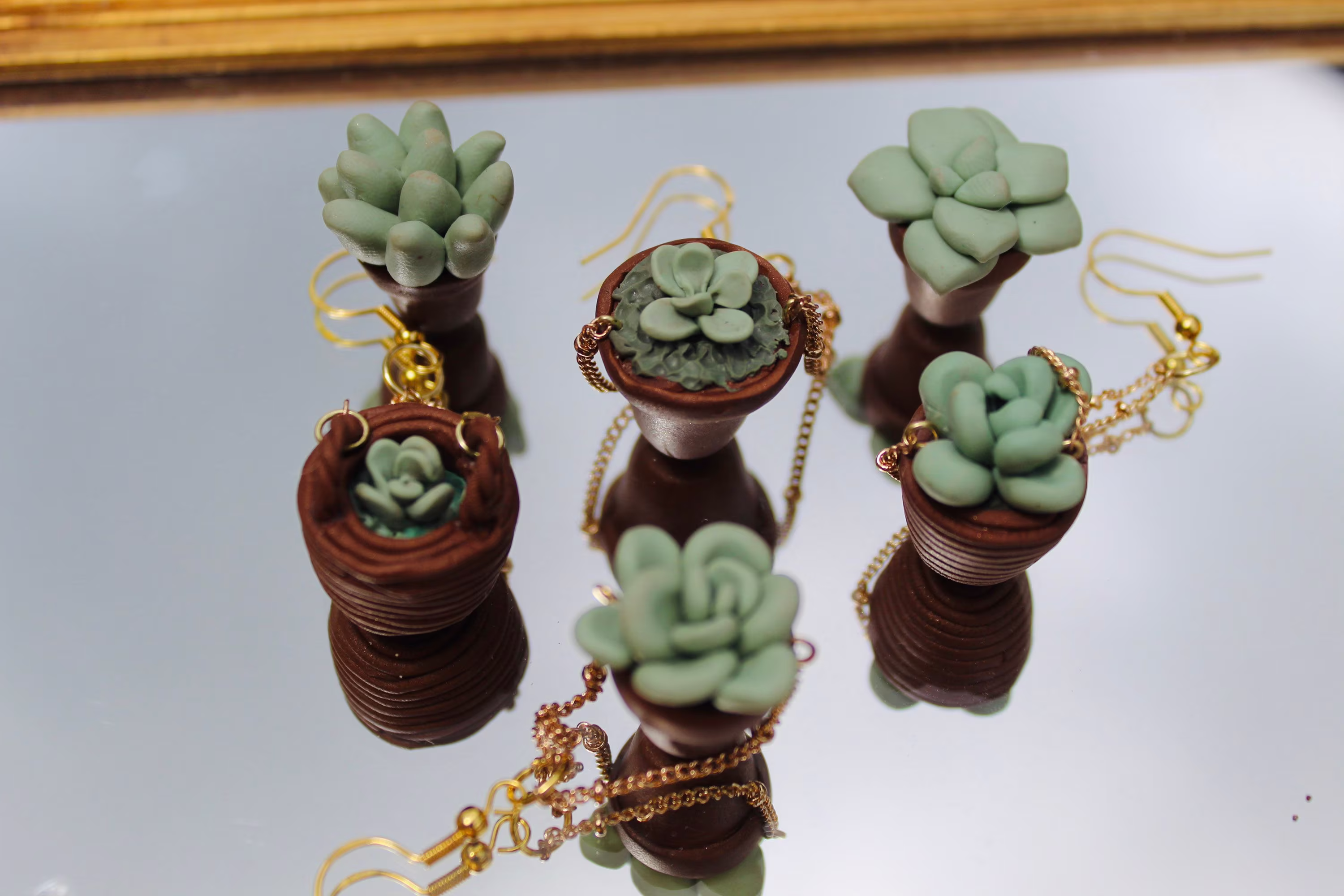 Succulent Earrings