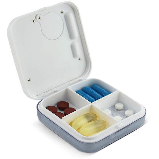 Dust-proof Separated Pill Organizer Pill Box Case Electronic Timer Alarm Clock Reminder Medicine Storage Dispenser
