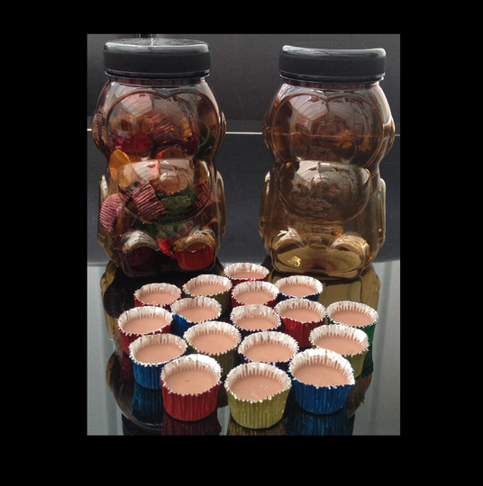 Novelty Brown Monkey Jar Filled With Sweets Of Your Choice Icy Cups Dolly Mixtures Bon Bons Wine Gums