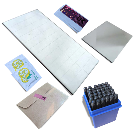 Crypto Steel Mnemonic Seed Bitcoin Hardware Wallet Backup Recovery Kit Alphabet Number Punches