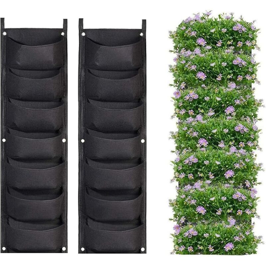 Dksfjkl - 3 Potato Grow Bags, 7 Gallon Non Woven Garden Planting Bag with Handles Window Plant Bag for Potato Strawberries Tomato Blossoms Patio