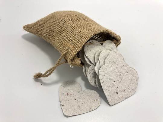 Confetti Seed Paper Hearts - 25 Pk | 2