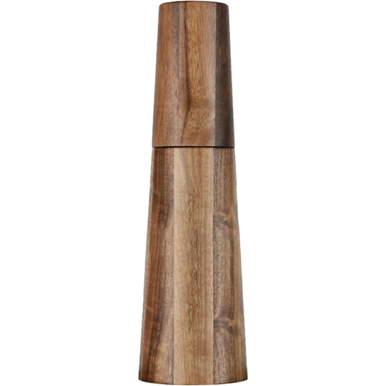 Fvbjd - Wooden Salt and Pepper Mill Set with Stand, Ceramic Grinder Blades with Adjustable Coarseness 8 inch bubble bag packaging