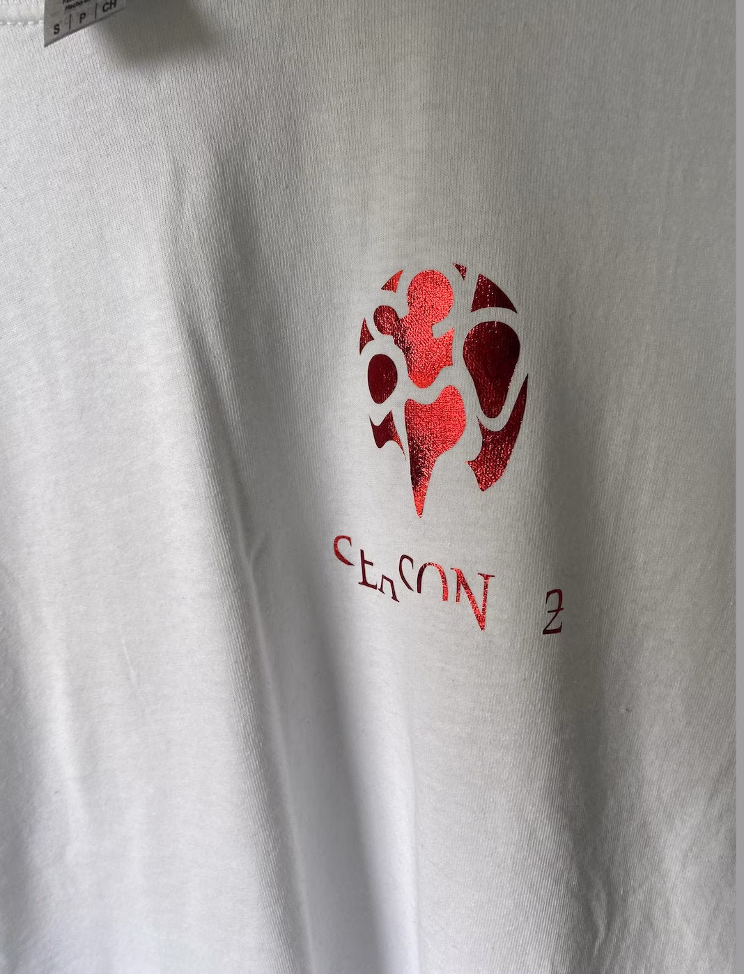 Project 863 Season 2 Red Foil Melted Tee