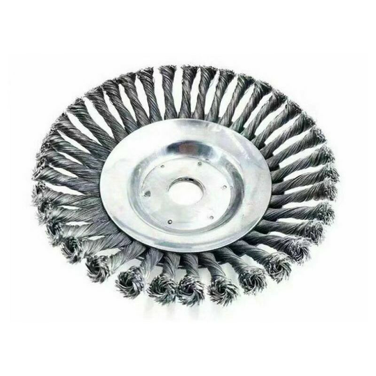 Echoo - Tête Universelle de Coupe-Herbe de Brosse de Roue de Fil d'acier, Coupe-Bordures de Jardin Tête de Coupe de Brosse de Mauvaises Herbes de