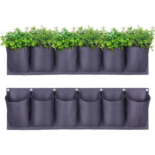 Hanging Planter Vertical New Upgraded Hanging Planter Flower Pot Vertical Garden Planting Bag Patio Courtyard Decoration Indoor / Outdoor Wall Plant