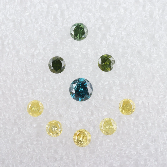 Natural Loose Diamond | Salt & Pepper Transparent Round Brilliant Cut Best Price Merry Christmas Sale