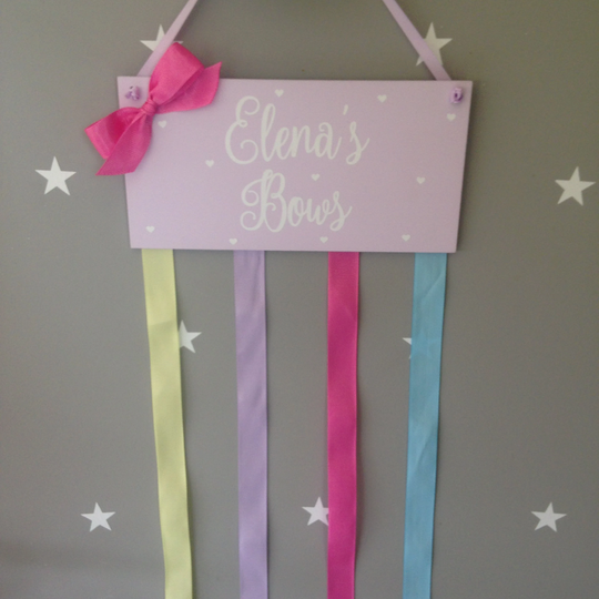 Bow Organizer Hair Holder Accessories Girls Organiser