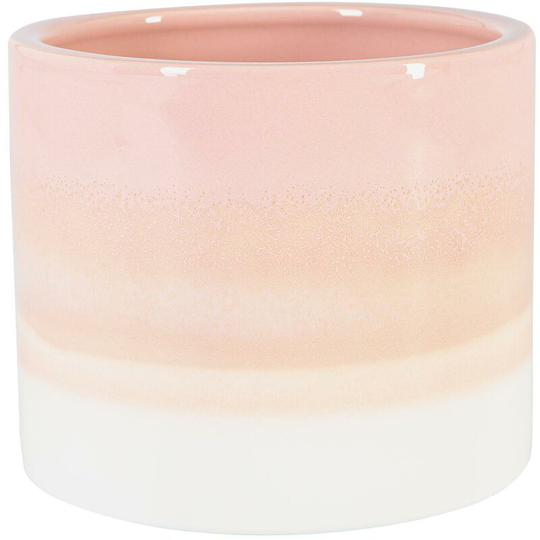 Nicola Spring - Reactive Glaze Plant Pot - 12cm - Pink