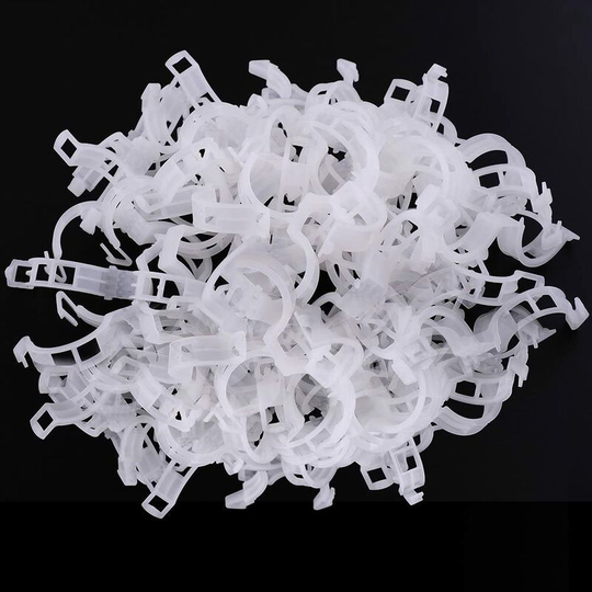 Betterlifegb - Garden Plants Flower Clips Ideal Clip To secure plants in the plant supports - white