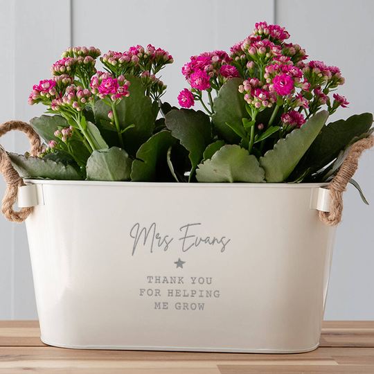 Personalised Planter For Teacher