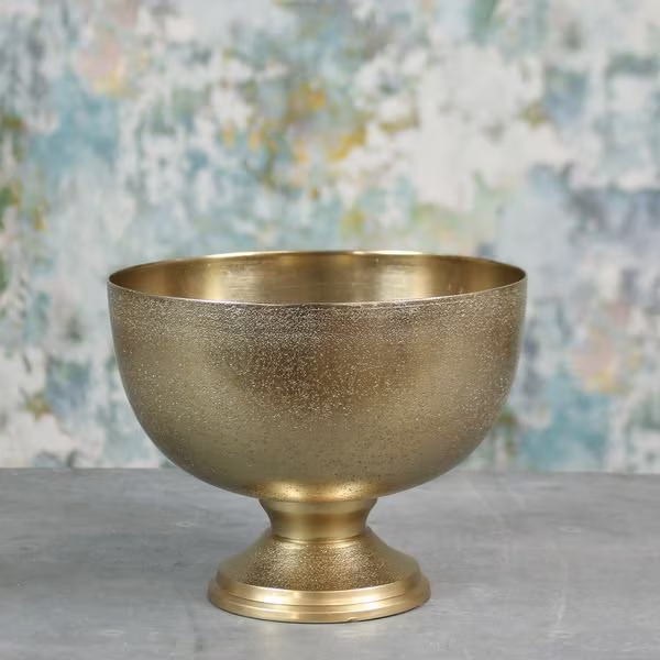 Gold Mayfair Pedestal Bowl | Small Vase Cup