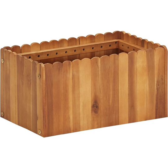Garden Planter 50x30x25 cm Solid Acacia Wood