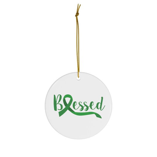 Organ Transplant Christmas Ornament, Blessed