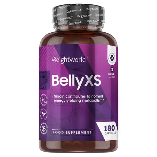 Belly XS - 180 Natural Weight Management capsules - Supplement to Compliment your Workout - With Green Tea & Apple Cider Vinegar