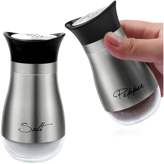 Basic Salt & Pepper shakers - Stainless Steel