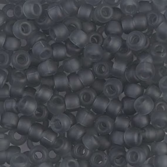 Seed Bead 6-152F Miyuki 6/0 Matte Transparent Gray 20 Grams Diy Beads