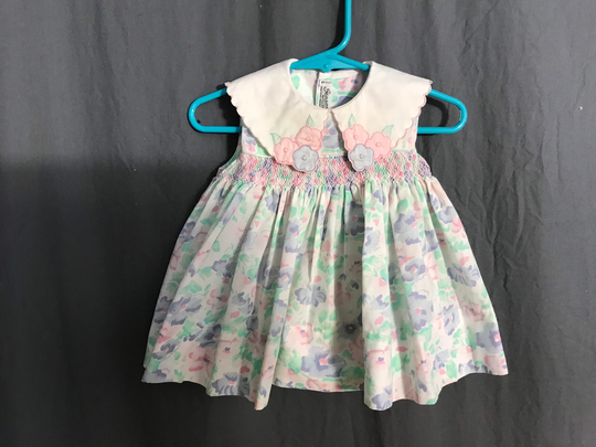 Vintage 1980's Seasons By Feltman Baby Child's Dress 2