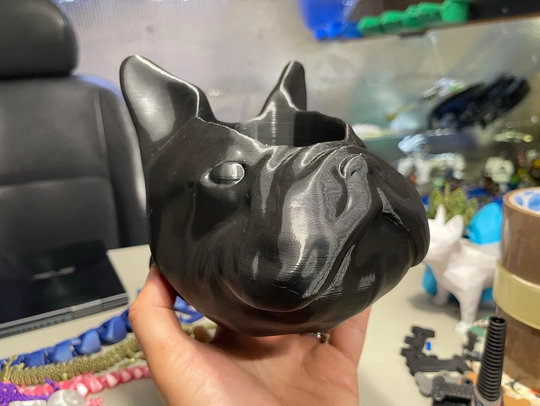 Frenchie French Bulldog Dog Plant Pot Planter Potpourri Pens