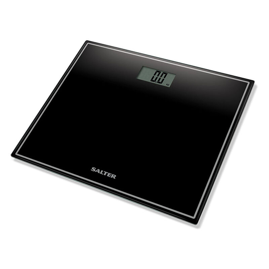 Salter - Glass Electronic Bathroom Scale 9207BK3R