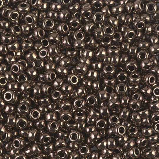 Seed Bead 8-461 Miyuki Beads 8/0 Metallic Chocolate 10 Grams Diy
