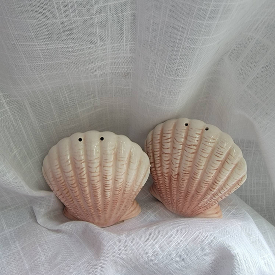 By The Sea Salt & Pepper Shakers | Vintage Kitchen Ocean Aesthetic Home Decor