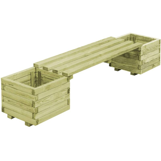 Topdeal - Garden Planter Bench Impregnated Pinewood VDFF29122_UK